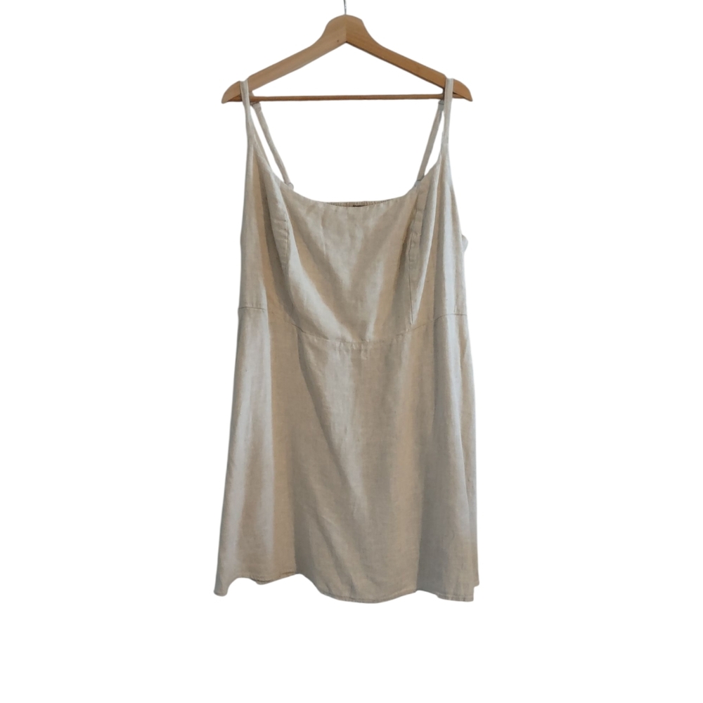 Old Navy Fit & Flare Linen Blend Mini Dress NWT - Picture 2 of 16